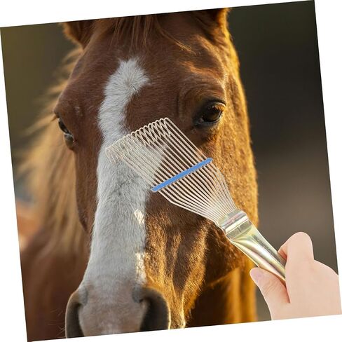 2pcs stypestock stear teath grooming أداة للمقبض المريح للماشية من أجل الانفصال اللطيف للتنظيف الملحق المتين للقص للمزارعين in Kuwait