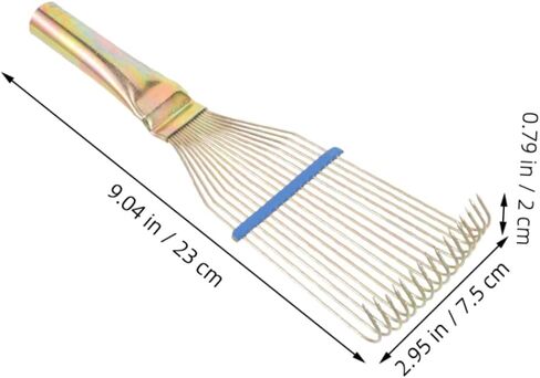 Vanzack 2pcs أداة للماشية الصلب أداة لتركيب مريح لفرشاة متينة للماشية للمواشيين لمراحة للمزارعين ورعاية الثروة الحيوانية in Saudi Arabia