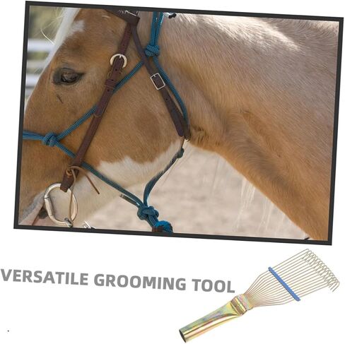Vanzack 2pcs أداة للماشية الصلب أداة لتركيب مريح لفرشاة متينة للماشية للمواشيين لمراحة للمزارعين ورعاية الثروة الحيوانية in Saudi Arabia