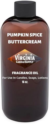 Pumpkin Spice Buttercream Fragrance Oil (Our Version of The Brand Name) (16 oz Bottle) for Candle Making, Soap Making, Tart Making, Room Sprays, Lotions, Car Fresheners, Slime, Bath Bombs in Saudi Arabia