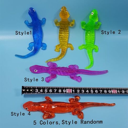 5Pack Super Stretch Lizard Mochi Squishy Toys ، ألعاب تململ الإجهاد الناعمة ، حشوات حقيبة Goodie ، جوائز الفصول الدراسية ، عيد ميلاد ، تفضل الحفلات (5Colors ، Style Random) in Kuwait