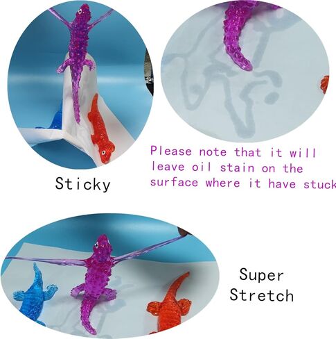 5Pack Super Stretch Lizard Mochi Squishy Toys ، ألعاب تململ الإجهاد الناعمة ، حشوات حقيبة Goodie ، جوائز الفصول الدراسية ، عيد ميلاد ، تفضل الحفلات (5Colors ، Style Random) in Kuwait