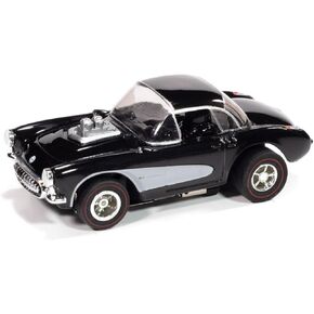 SC417-2BLK Auto World Xtraction 1957 Chevy Corvette (Black) Ho Scale Slot Car in Kuwait