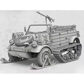 VS-018 1/35 German Pkw.K1 KUBELWAGEN Type 155 Half-Track Model Kit Assembly Plastics Model kit in Kuwait