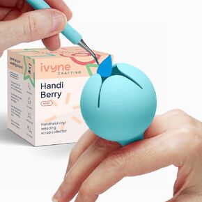 Ivyne Handi Berry - جامع خردة الأعشاب الضارة فينيل ، حلقة جامع الخردة المحمولة المحمولة ، أدوات إزالة الأعشاب الضارة لنقل حرارة الفينيل ، حامل أوراق الورق HTV وملصقات ، (لافندر) in Kuwait