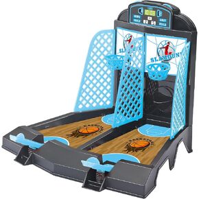 Table Top Games ، Glow in the Dark Mini Basketball Game - Desktop Games for Kids ， Tost Desk of Office للبالغين - هدايا كرة السلة للأولاد 3 4 5 6 7 8 9 10 11 12 in Kuwait