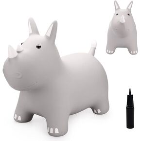 Playzap Bouncy Horse Hopper ، حيوانات نطاطات Hopper للأطفال الصغار ، وركوب القفز القابلة للنفخ على الحارس ، والأطفال الذين يقفزون لألعاب 18 مترًا 2 3 سنوات من الأطفال الأولاد. in Kuwait