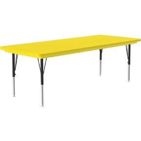 Correll AR3060-REC-27 طاولة نشاط بلاستيكية بلاستيكية مضغوطة ، 30 "× 60" ، أزرق in Kuwait