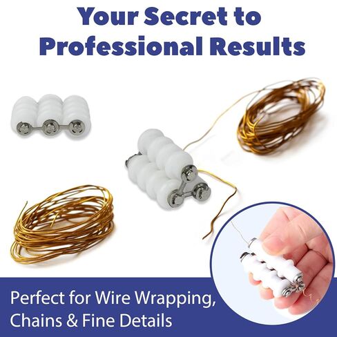 أداة صكرية الأسلاك المهنية لصنع المجوهرات - صكود سلك النايلون لمشاريع التغليف الدقيقة مثل إزالة الانحناء in Kuwait