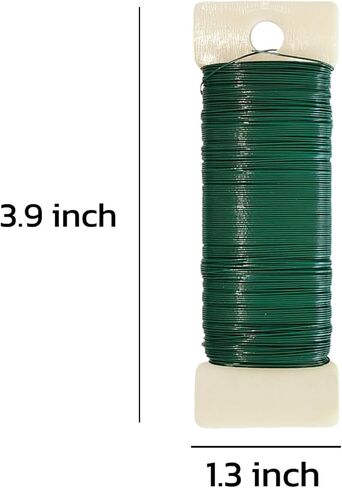 26 Gauge Floral Wire 1 Pack 76 Yards Flexible Paddle Wire for Christmas Wreath Tree,Crafts,Garland and Floral Arrangements in Saudi Arabia