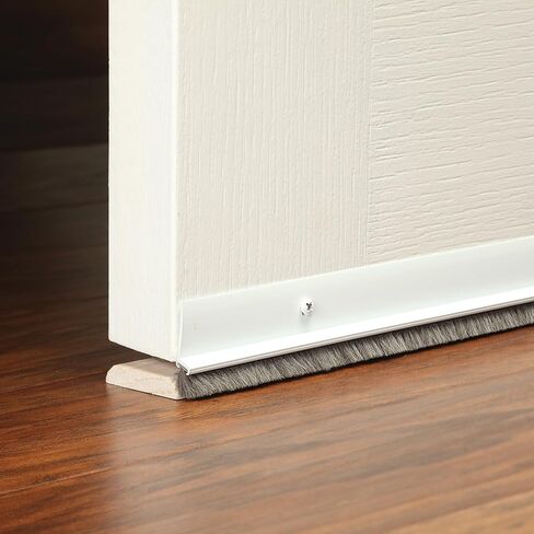 Brown Vinyl Door Sweep to Keep Out dust - MD Building Products 19118 in Kuwait