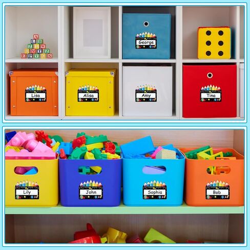 علامات الاسم sicohome لمكاتب الفصول الدراسية - 36pcs لوحة أسماء طلاب ساطعة - علامات الاسم Cubby لرياض الأطفال ما قبل المدرسة ، in Kuwait