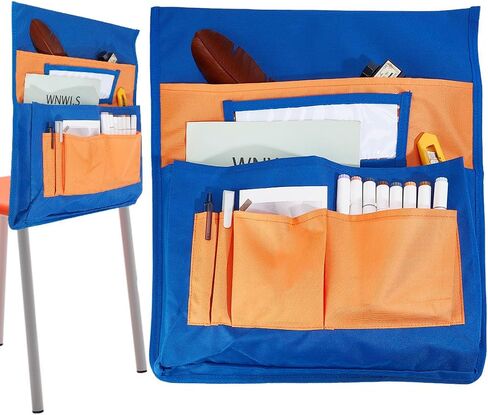 CRASPIRE Classroom Chair Pockets 15.66 x 18.18 inch Pink Chairback Buddy Pocket Chart Desk Buddy Pocket Organizer with Label Slot for School Home Classroom Preschool Daycare in Saudi Arabia