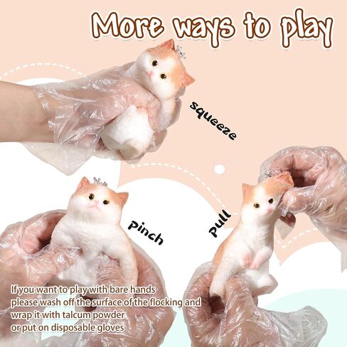 لعبة Squishies Squishies ANBOOR - ألعاب تخفيف الإجهاد الواقعي الواقعي للحيوانات للأطفال والبالغين ، لعبة Kawaii Squishies Toy Sensory (3.9 بوصة) in Kuwait