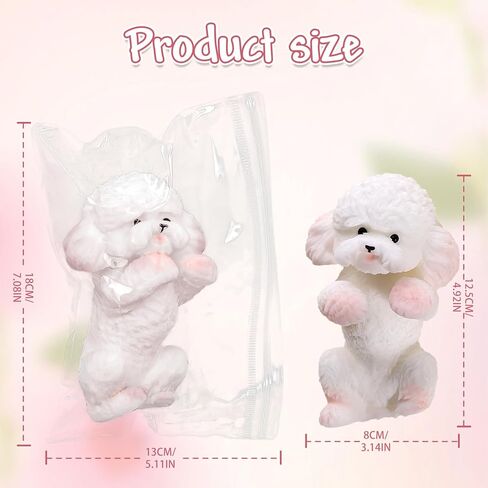 Anboor Squirrel Squishies Toy - Soft Realistic Animal Squeeze Stress Relief Toys for Kids and Adults, Kawaii Squishies Sensory Fidget Toy (3.9Inch) in Saudi Arabia