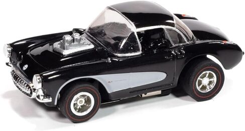 SC417-2BLK Auto World Xtraction 1957 Chevy Corvette (Black) Ho Scale Slot Car in Kuwait