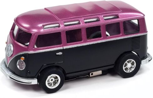Auto World SC412-2P Xtraction 1965 VW Samba Bus (Black/Purple) HO Scale Slot Car in Saudi Arabia