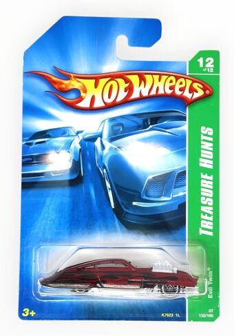Hot Wheels Treasure Hunt 2007 Evil Twin 12/12-132/180 Mattel in Saudi Arabia