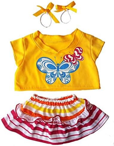 ملابس زي الفراشة Teddy Bear Clothes تناسب أكثر من 14 "-18" بناء وتصنع حيواناتك المحشوة الخاصة بك in Saudi Arabia
