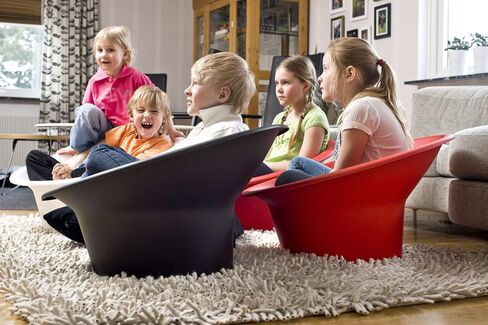 OFFI Teenager Molded Stacking Chair Co., Color = Black in Saudi Arabia