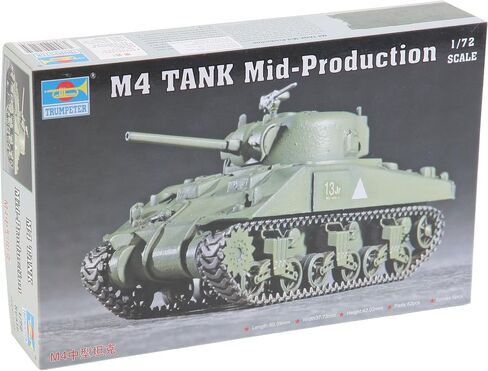 Trumpeter 1/72 US M4 Sherman Tank, Medium in Saudi Arabia