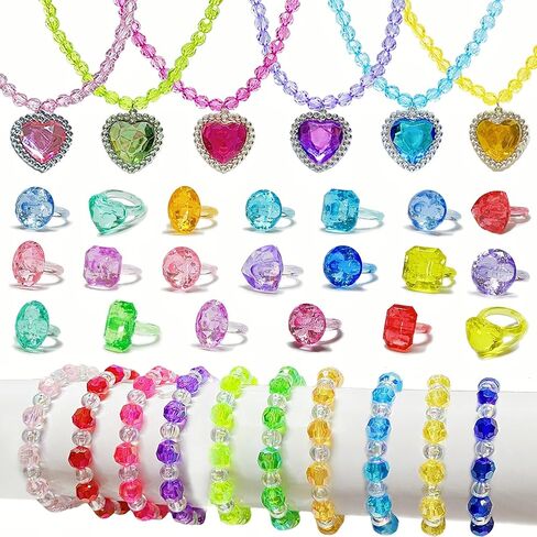 20 Pcs Princess Party Favors, Kids Princess Beaded Bracelets for Girls, Costume Jewelry Set, Friendship Bracelets, Goodie Bag Stuffers, Birthday Party Gift, Girls Bracelets Ages 5-7 8-10 in Saudi Arabia