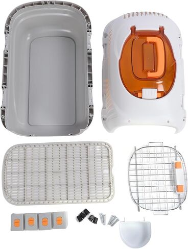 ASIXXSIX Dog Kennel ، حاملات صغيرة من الصدفة مع فتحات نفاذية ونوافذ متعددة للقطط والكلاب شركة السفر المعتمدة in Saudi Arabia