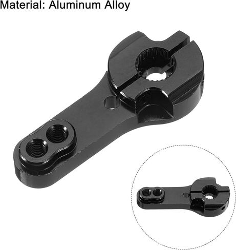 MECCANIXITY Aluminum Alloy 25T Steering Servo Arm Horn Orange for DIY RC Car/Boat/Airplane Boat Accessories 2 Pcs in Saudi Arabia