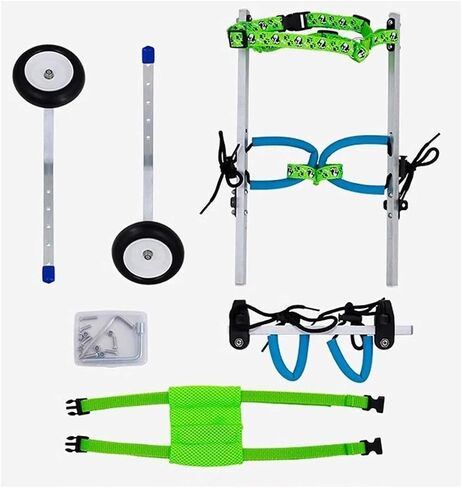 Dog Wheelchair Dog/Cat Wheelchair for Back Legs, XXS/Xs/Small Pet Mobility Aids for Paralyzed, Disabled, Rehabilitation Doggy Leg Support with Fittings in Saudi Arabia