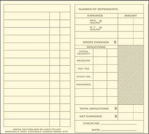 Pocket Size Weekly Time Record, Size 8 x 5, Quantity 250 in Saudi Arabia