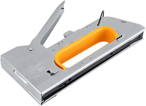 Ymiko Staple Gun, Stainless Steel Construction Manual Staple Gun Furniture Nail Gun Heavy Duty Stapler Stapler to Hold 1008F Staples for Wood Crafts Carpentry Decoration DIY in Saudi Arabia