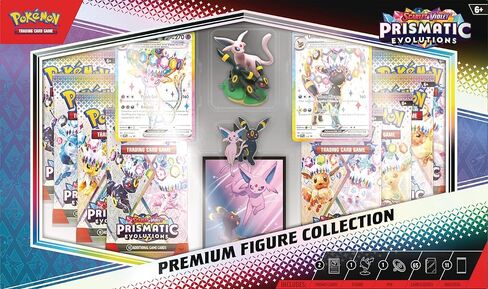 Pokémon TCG: Scarlet & Violet—Prismatic Evolutions Premium Figure Collection in Saudi Arabia