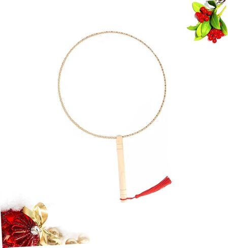 Uonlytech Blank Painting Fan DIY Handmade Art Fan for Wooden Handle for Embroidery Drawing Craft Projects Encourages Creativity Motor Skills Development in Saudi Arabia