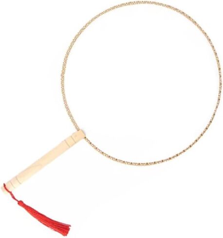 LIFKOME Blank DIY Painting Fan for Boys and Girls Handmade Silk Hand Fan Wooden Handle for Embroidery and Arts Crafts for Parties and Festivals in Saudi Arabia