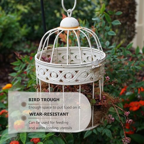 4 pcs Bird Cage Feeder: Clear Thick Semicircle Seed Water Food Trough Cups - Small Animal Dish Container Box for Birds Pigeon Chicken, Transparent Cage Accessories, 4X3.2X2in in Saudi Arabia