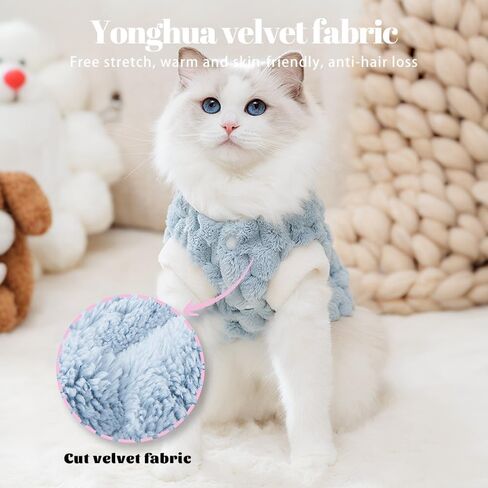 Dog Sweater for Small Dogs – Extra Warm Turtleneck Puppy Clothes, Soft Knit Pullover Dog Coat for Winter & Christmas, Cozy Pet Outfit (Red, S) in Saudi Arabia