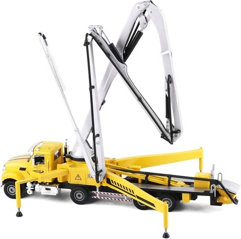 1/55 Scale Concrete Pump Truck Construction Equipment Vehicle Engineering Vehicle Model Gifts for Boys Adult Birthday in Saudi Arabia
