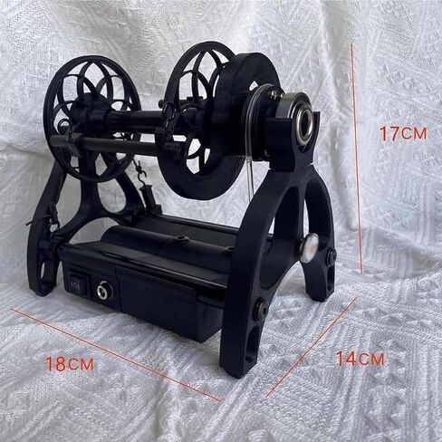 Electric Yarn Winding Machine, Automatic Spinning Wheel with Speed Control, Forward and Reverse, for Knitting and Weaving Wool Yarn, Ideal for Roving Process in Saudi Arabia