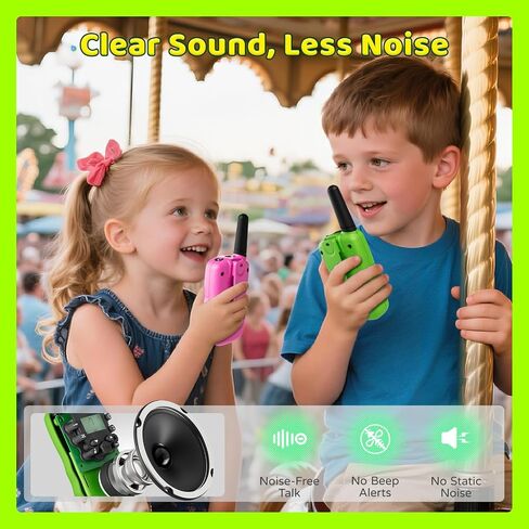 Batheru Resplible Walkie Talkies for Kids 3 أميال طويلة المدى ، 22 قناة Walkie Talkie مع صوت واضح ، وتوفير البطاريات Walkie Talkies 3 حزمة ، وتخزين الحشوات للفتيات من 5 إلى 10 in Kuwait