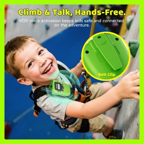 Batheru Resplible Walkie Talkies for Kids 3 أميال طويلة المدى ، 22 قناة Walkie Talkie مع صوت واضح ، وتوفير البطاريات Walkie Talkies 3 حزمة ، وتخزين الحشوات للفتيات من 5 إلى 10 in Kuwait