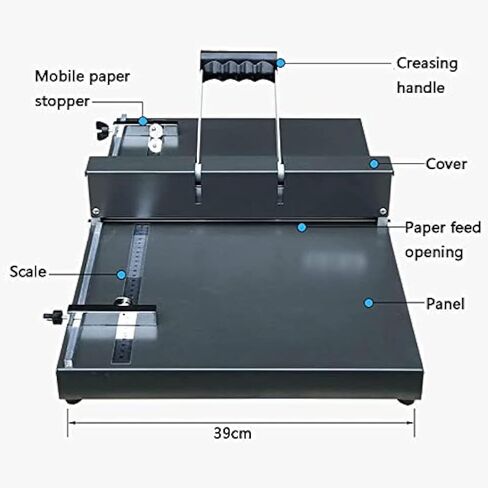Manual Creasing Machine, Creasing Paper Creasing Machine, Paper Folding Machine Heavy Duty Metal Paper Card Creasing Machine in Saudi Arabia