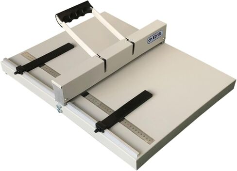 Paper Small Manual Creasing Machine A4 A3 Folding Machine for Commercial Office Heavy Duty Paper Folder Creaser Scoring Tool (Beige A4 (600x390x130MM)) in Saudi Arabia