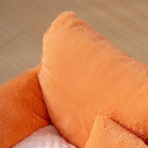 Sofa for Pets Couch for Kittens and Small Dogs Indoor Lounger with Anti-Slip Base, L in Kuwait