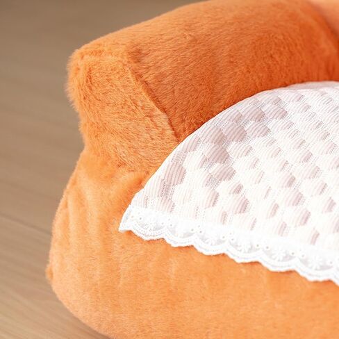 Sofa for Pets Couch for Kittens and Small Dogs Indoor Lounger with Anti-Slip Base, L in Kuwait