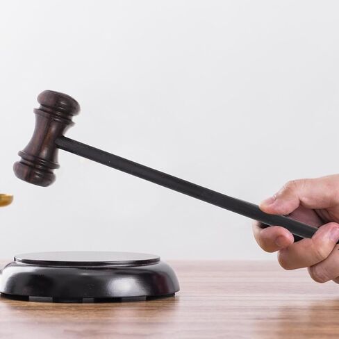 صغار الصغار للقاضي الخشبي مزاد مطرقة مصغرة محامي قاعة المحكمة الخشبية محامي المهر in Kuwait