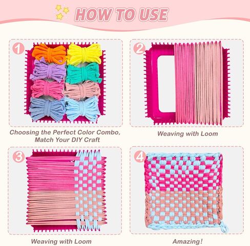 800 PCS Pastel Loom Loops for 7-Inch Weaving Loom – Soft Colored Refill Bands for DIY Potholder Crafts – Girls Gift Kit for Kids Ages 6+, Arts & Craft Supplies in Saudi Arabia
