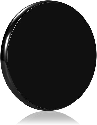 Optical Glass Spinning Top Base, Double Concave Crystal, Diameter 3.94"(100mm), Thicker 0.55"(14mm), Smoother Low Friction Helps Extend Spin Time, Impact-Resistant (S, Black) in Saudi Arabia