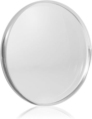 Optical Glass Spinning Top Base, Double Concave Crystal, Diameter 3.94"(100mm), Thicker 0.55"(14mm), Smoother Low Friction Helps Extend Spin Time, Impact-Resistant (S, Black) in Saudi Arabia