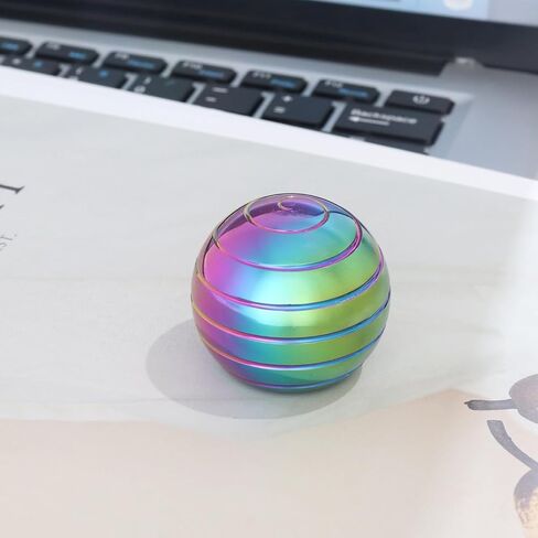 Kinetic Spinning Desk Toys, Fidgets for Anxiety and Stress for Adult Teen Cool-Stuff, Party Gifts for Christmas & Halloween (Circular/Cylindrical/Conical) in Saudi Arabia