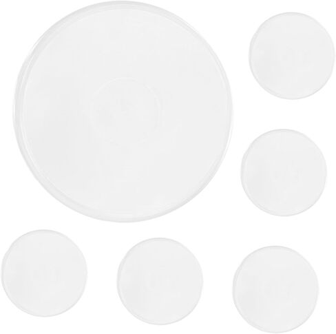 Cabilock 6pcs Transparent Plastic Replacement Covers for Digital Weighing Scales Easy Installation Design Protects Scale Markings in Saudi Arabia
